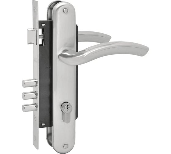 Изображение товара Врезной замок НОРА-М N23-85 М мат. хром 14518