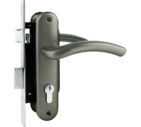 Изображение товара Врезной замок НОРА-М N 96-70 Л графит 16989