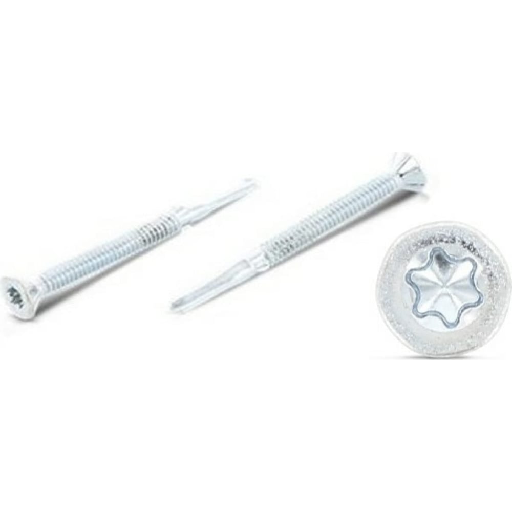 Изображение товара Саморез ЦКИ БИМЕТАЛЛИЧЕСКИЙ ART.9510 5.5x65 нержавеющая сталь Торкс