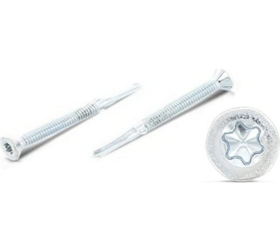Изображение товара Саморез ЦКИ БИМЕТАЛЛИЧЕСКИЙ ART.9510 5.5x65 A2 TX 30 5 шт 732750733