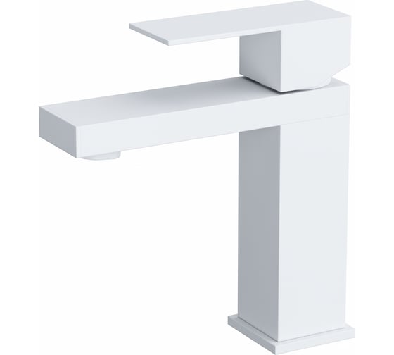 Изображение товара Смеситель для раковины Wonzon & Woghand белый матовый WW-A40982-MW