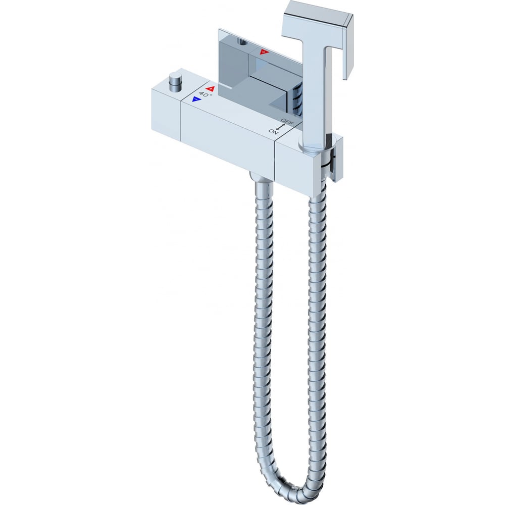 Изображение товара Встраиваемый смеситель для биде с гигиеническим душем и термостатом Wonzon & Woghand WW-88819903-CR