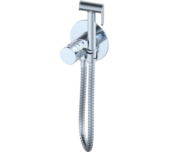 Изображение товара Смеситель с гигиеническим душем и термостатом Wonzon & Woghand встраиваемый, хром WW-88829909-CR