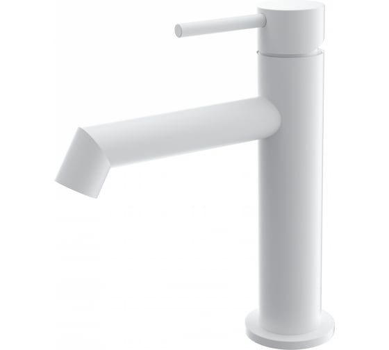 Изображение товара Смеситель для раковины Wonzon & Woghand белый матовый WW-H1063-MW