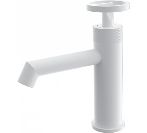 Изображение товара Смеситель для раковины Wonzon & Woghand белый матовый WW-H1065-MW