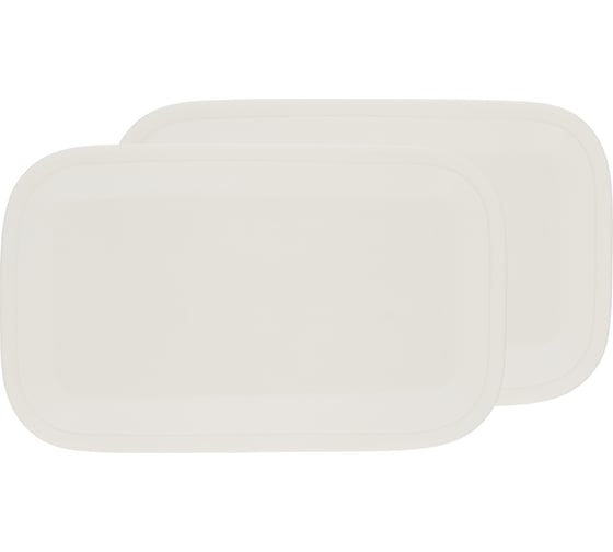 Изображение товара Набор тарелок Gipfel сервировочных Blanche 28х17 см 52669