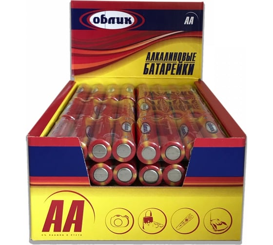 Изображение товара Батарейка Облик LR06 без блистера 96 2919