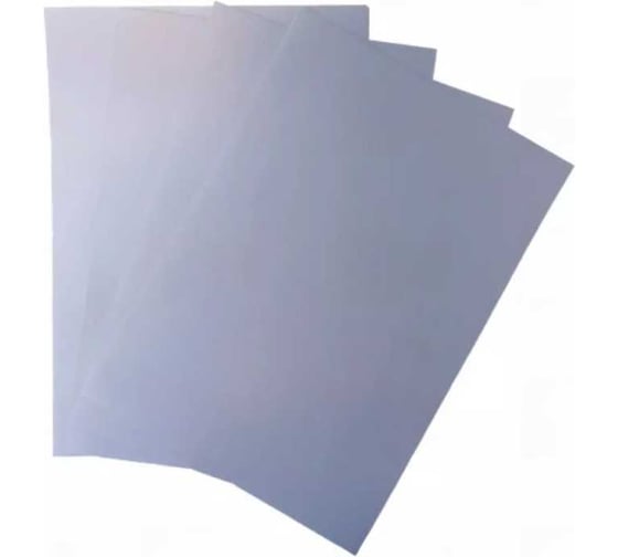 Изображение товара Этикетка в листах Формат СТ 210x297мм, полиэстер серебристый матовый, 5шт/упак ST7883-210297-5