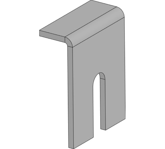 Изображение товара Держатель крышки лотка LOTOK паз L-CH2 (2)
