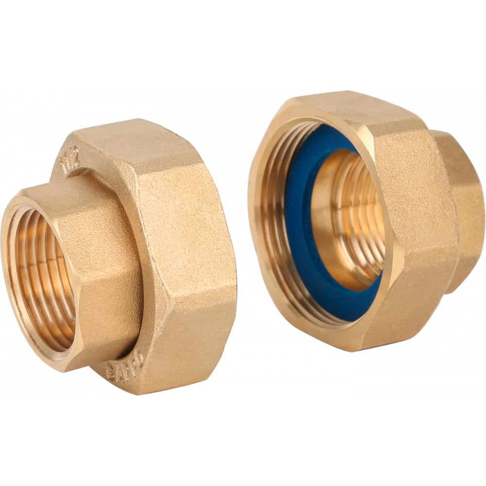 Изображение товара Гайка для насоса Gappo ВР-ВР латунная 1 1/2 x 1 G1228.0806, комплект из двух