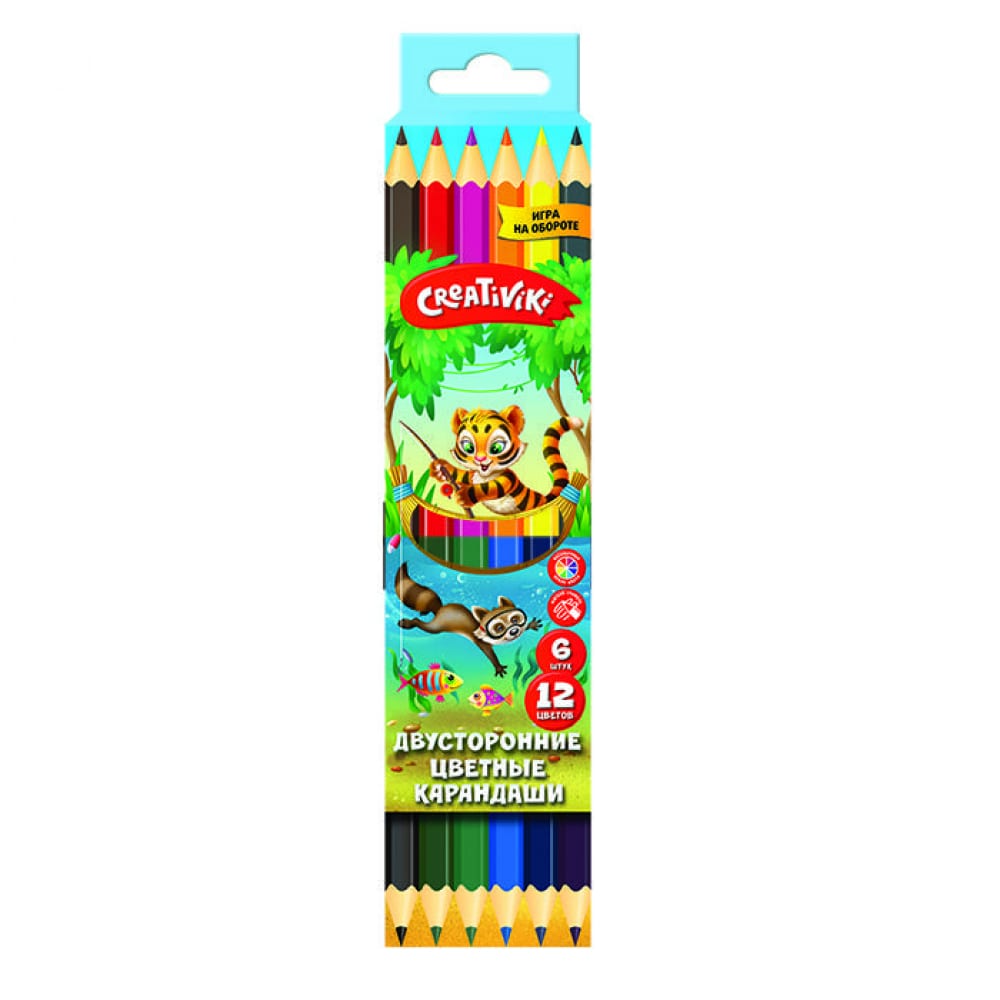 Набор цветных карандашей Creativiki набор цветных карандашей creativiki
