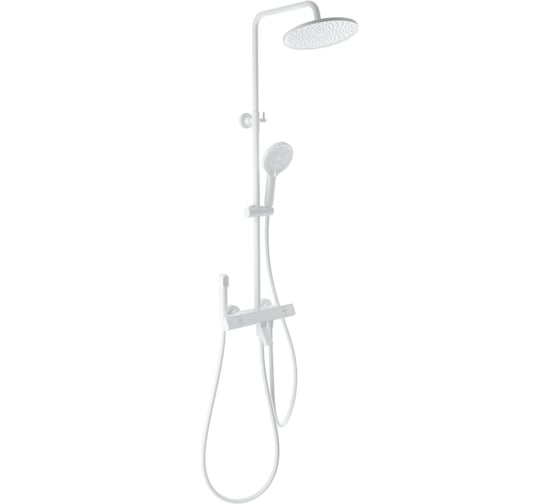 Изображение товара Душевая система с термостатом Wonzon & Woghand Белый матовый WW-B3094-MW