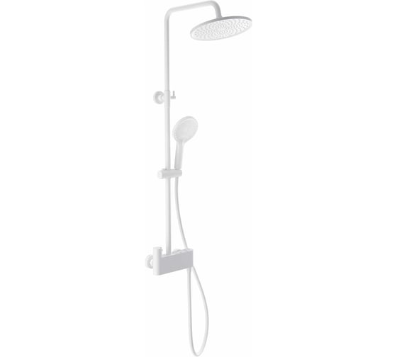 Изображение товара Душевая система с термостатом Wonzon & Woghand Белый матовый WW-B3110-MW