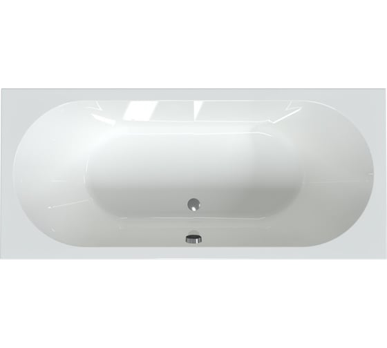 Изображение товара Акриловая ванна Радомир "ВАЛЬС 190x90", рама-подставка, фронтальная панель, слив-перелив автомат с сеточкой (хром, с сифоном) 1-01-2-0-1-194К