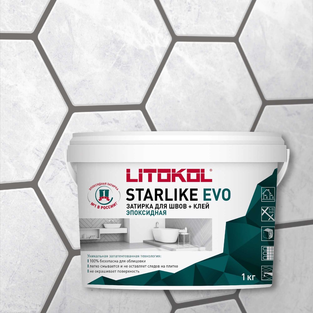 LITOKOL STARLIKE EVO S.120 GRIGIO PIOMBO