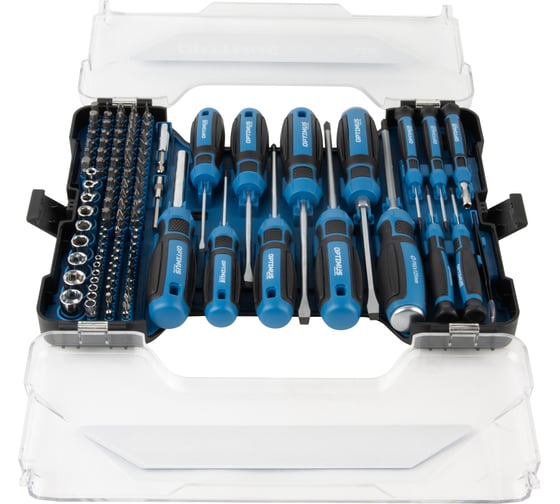 Изображение товара Набор отверток, бит и торцевых головок OPTIMUS 112 предм. OPT-BS5112