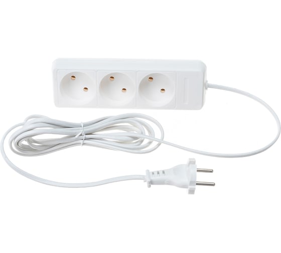 Изображение товара Удлинитель ОБЛИК ЭКОНОМ 3 гнезда ШВВП 3 м УТ-00000509