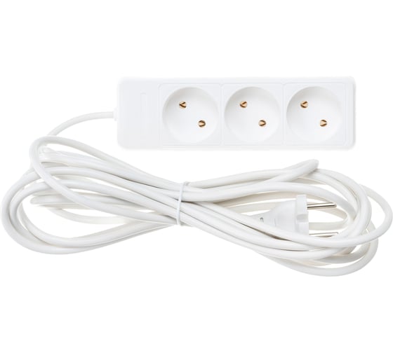 Изображение товара Удлинитель ОБЛИК СТАНДАРТ 3 гнезда ПВС 5 м УТ-00000515