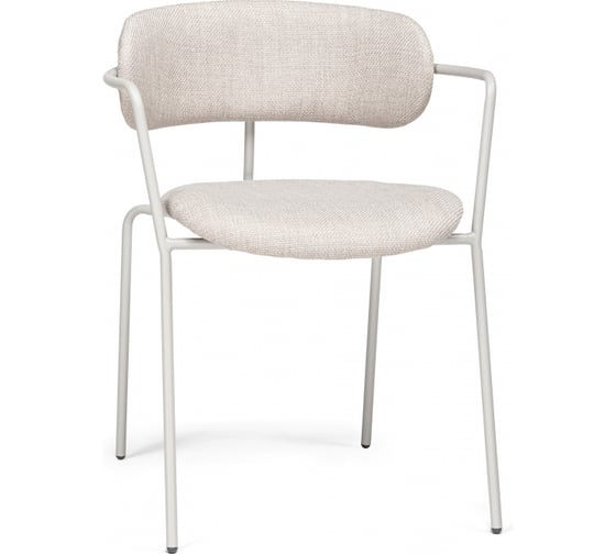 Изображение товара Стул на металлокаркасе Woodville Маки бежевый/серый матовый 610747