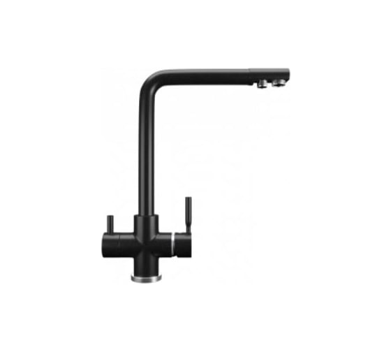 Изображение товара Смеситель для кухни ULGRAN U-016 цвет: ультра-черный U-016-344