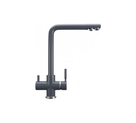 Изображение товара Смеситель для кухни ULGRAN U-016 цвет: антрацит U-016-343