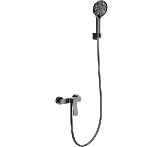 Изображение товара Смеситель для душа Wonzon & Woghand темный графит WW-B2585-BGG