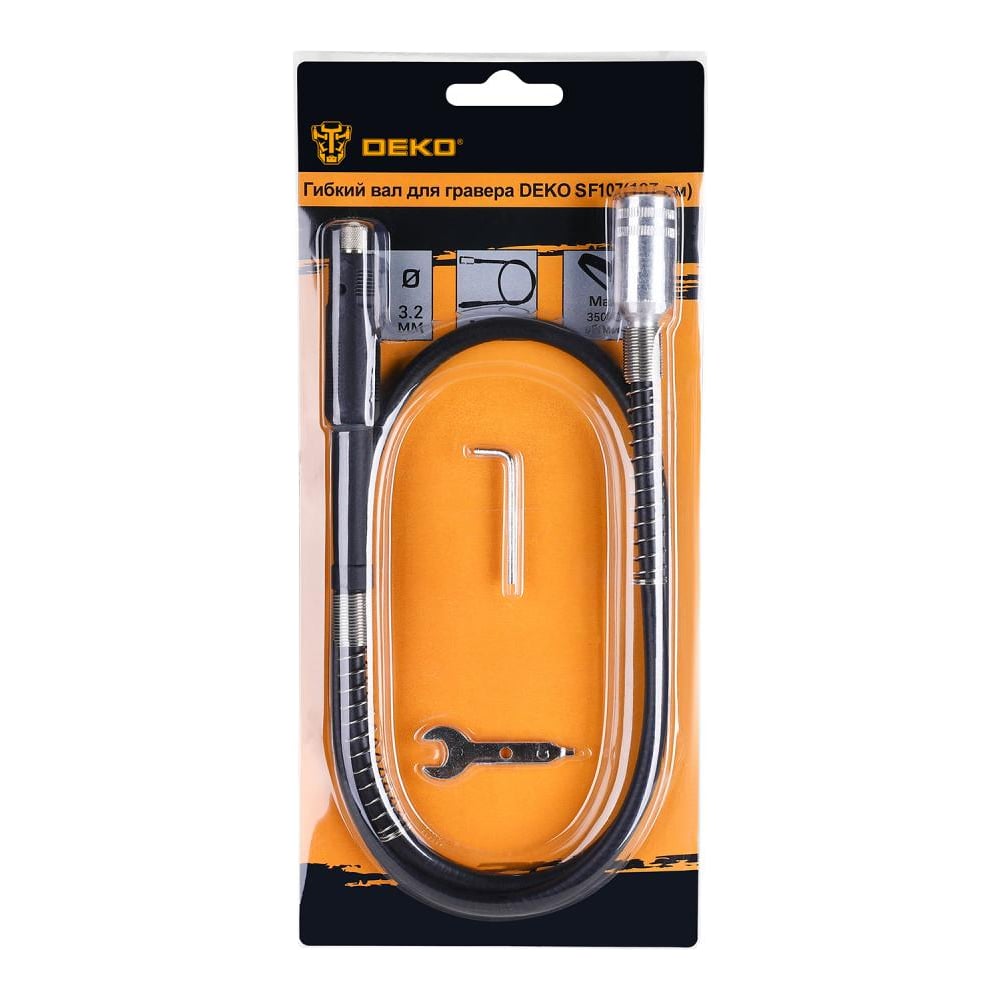 Изображение товара Гибкий вал для гравера DEKO SF107 107 см для точной обработки материалов