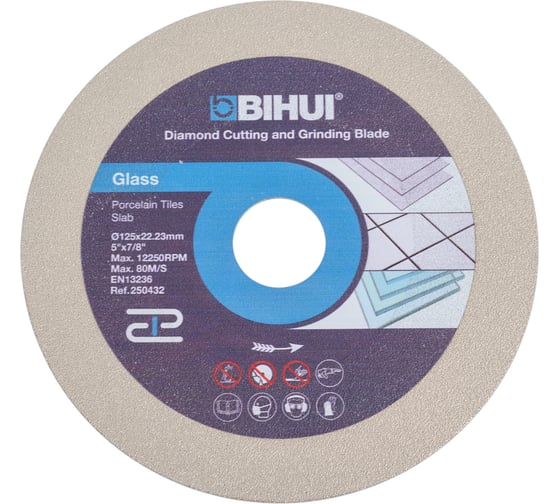 Изображение товара Универсальный шлифовально-отрезной алмазный диск BIHUI 125 мм DPG125
