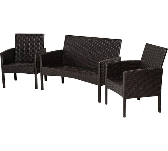 Изображение товара Набор садовой мебели из искусственного ротанга Divan24 Кения (3 предмета) 82558330