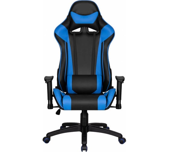 Изображение товара Кресло игровое DOBRIN BRIAN цвет сиденья черно-синее, цвет основания черно-синее LMR-130B_P_EL-black-blue
