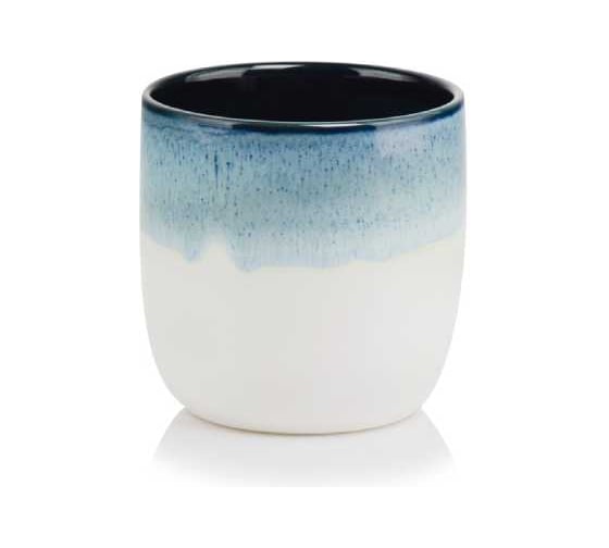 Изображение товара Кашпо SCHEURICH керамика Vintage d13см h13см бело голубой 072501