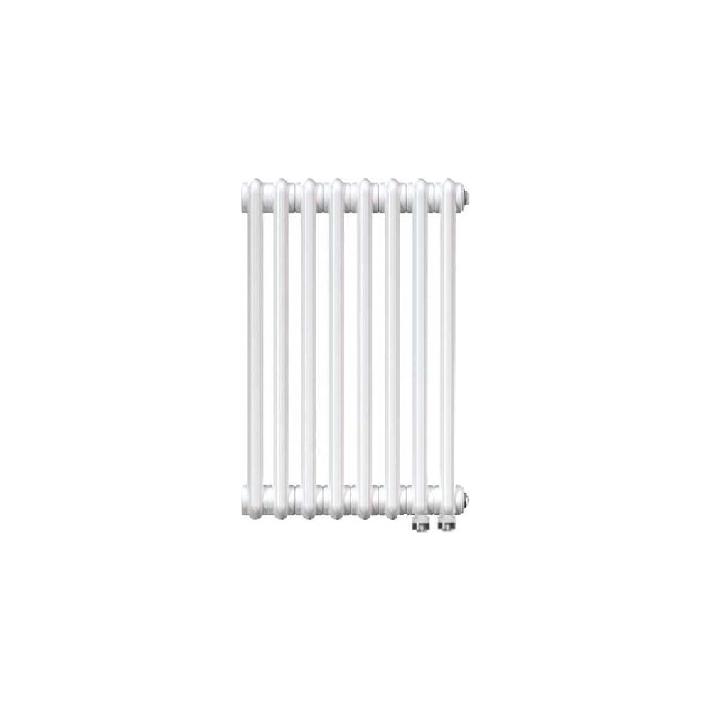 Изображение товара Трубчатый радиатор ТЕПЛОФОРТ обогрев 15 кв.м. 14 секций боковое подключение белый глянец