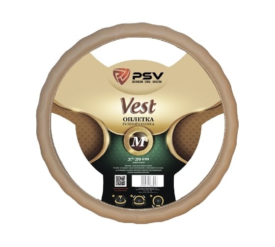 Изображение товара Оплётка на руль PSV VEST EXTRA Fiber бежевый, М 121979