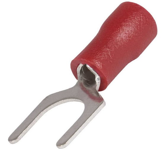 Изображение товара Клемма Pro Legend тип U изолированная 1.25-6, красная PL2927