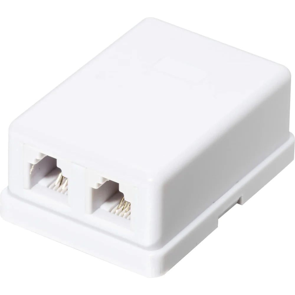 Изображение товара Настенная телефонная розетка Pro Legend RJ12 двойная 6P4C PL1259