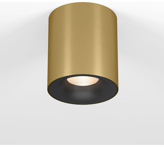 Изображение товара Светильник потолочный светодиодный Elektrostandard Primo 12W 3000K латунь a069413