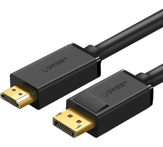 Изображение товара Кабель Ugreen DP101 DP Male to HDMI Male Cable,1м, цвет черный 10238