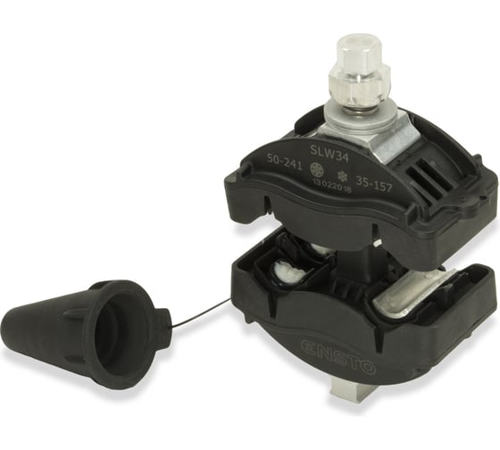 Изображение товара Зажим ответвительный ЭНЕРВИК ENSTO SLW34 ВЛН /СИП, неизолир. 35-157 мм² / СИП-3 50-241 мм² (1 шт.) SLW34-1