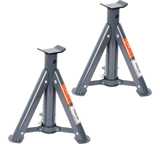 Изображение товара Стойка опорная Airline 3т 286-401мм, пальцевый механизм, складная, 2 шт. AJSFC02