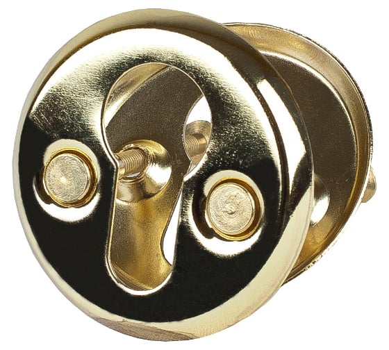 Изображение товара Накладка на цилиндр для финских дверей Trodos 016 круг, золото 204163