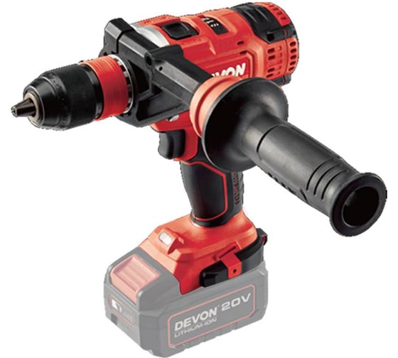 Изображение товара Аккумуляторный шуруповерт DEVON без аккумулятора и ЗУ 5289-Li-20FS