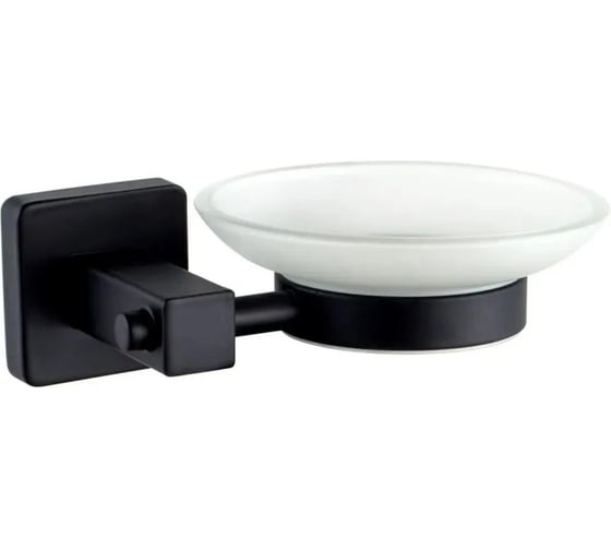 Изображение товара Мыльница стеклянная Haiba черная HB8902