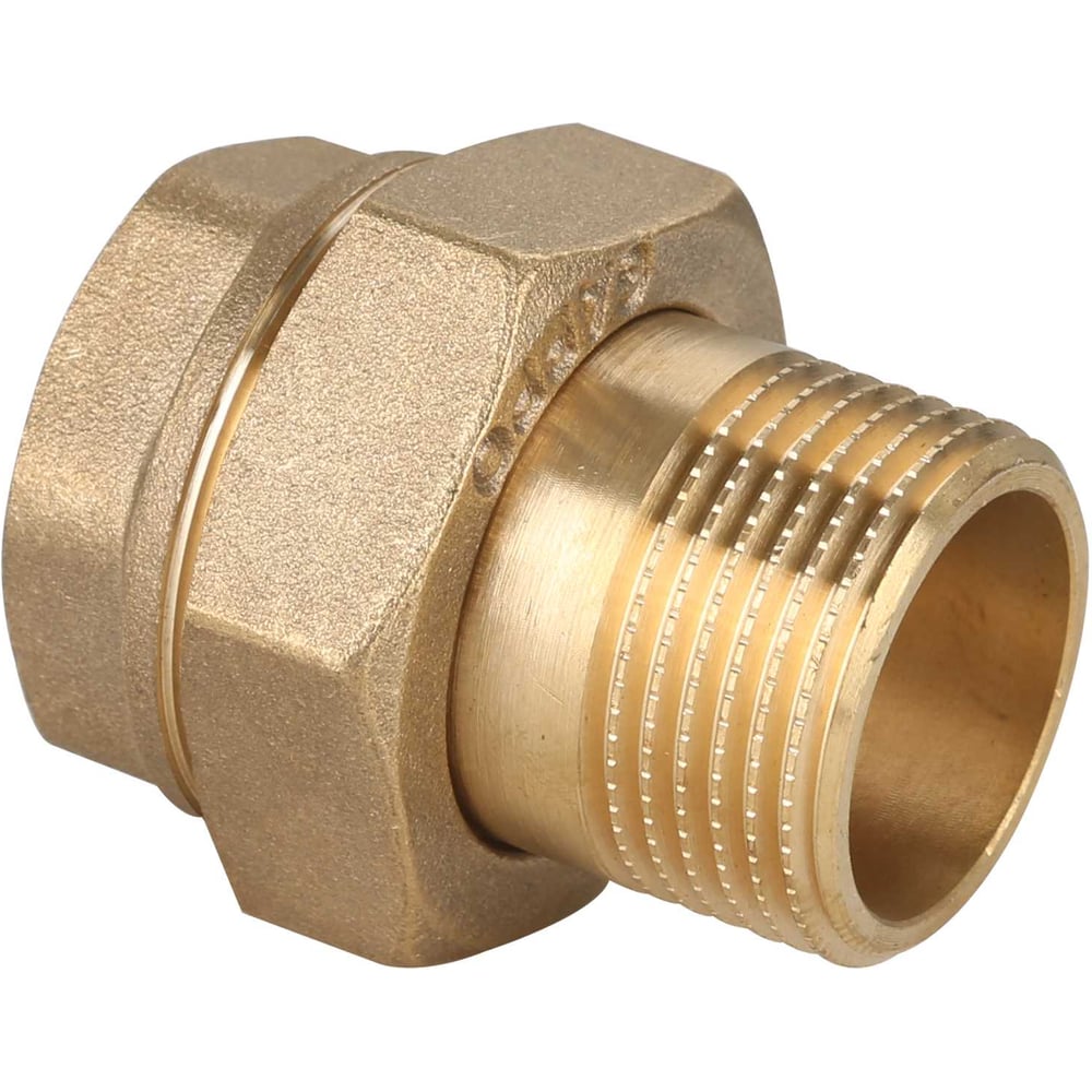 Изображение товара Американка латунная Gappo прямая 1 1/2" G1226.08 профессиональный фитинг