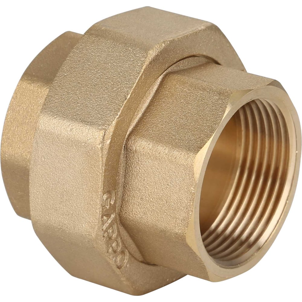 Изображение товара Американка прямая Gappo латунная ВР-ВР 2 G1225.09 профессиональный фитинг