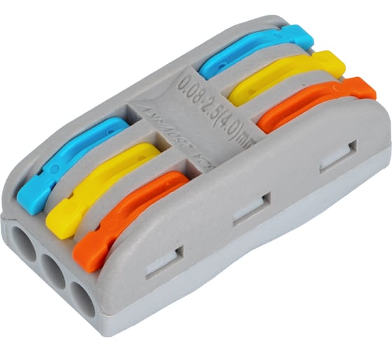 Изображение товара Клеммы цветные для проводов CONTA 6 контактов SPL-3C