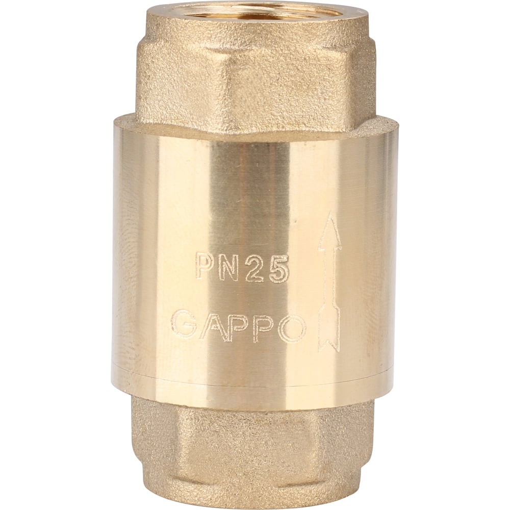Изображение товара Обратный клапан Gappo ВР-ВР пружинный латунное седло 1 1/2 G1241.08