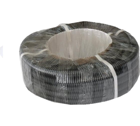 Изображение товара Металлорукав в ПВХ изоляции ГОФРОМАТИК Р3-ЦП нг 15 20 м/уп. черный DIY zeta43021