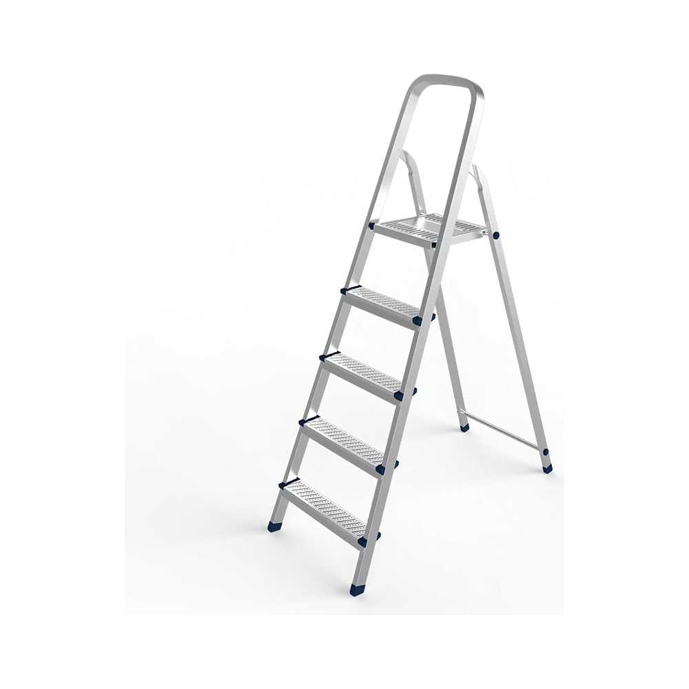 Изображение товара Стремянка стальная OVK HOME 5 ступеней 1105 бытовая односторонняя