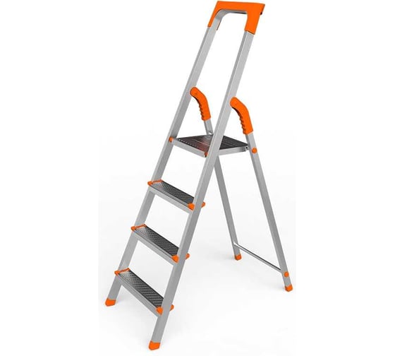 Изображение товара Стремянка стальная OVK HOME 4 ступени 1304