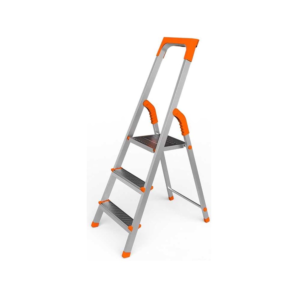 Изображение товара Стремянка стальная OVK HOME 3 ступени для дома и ремонта